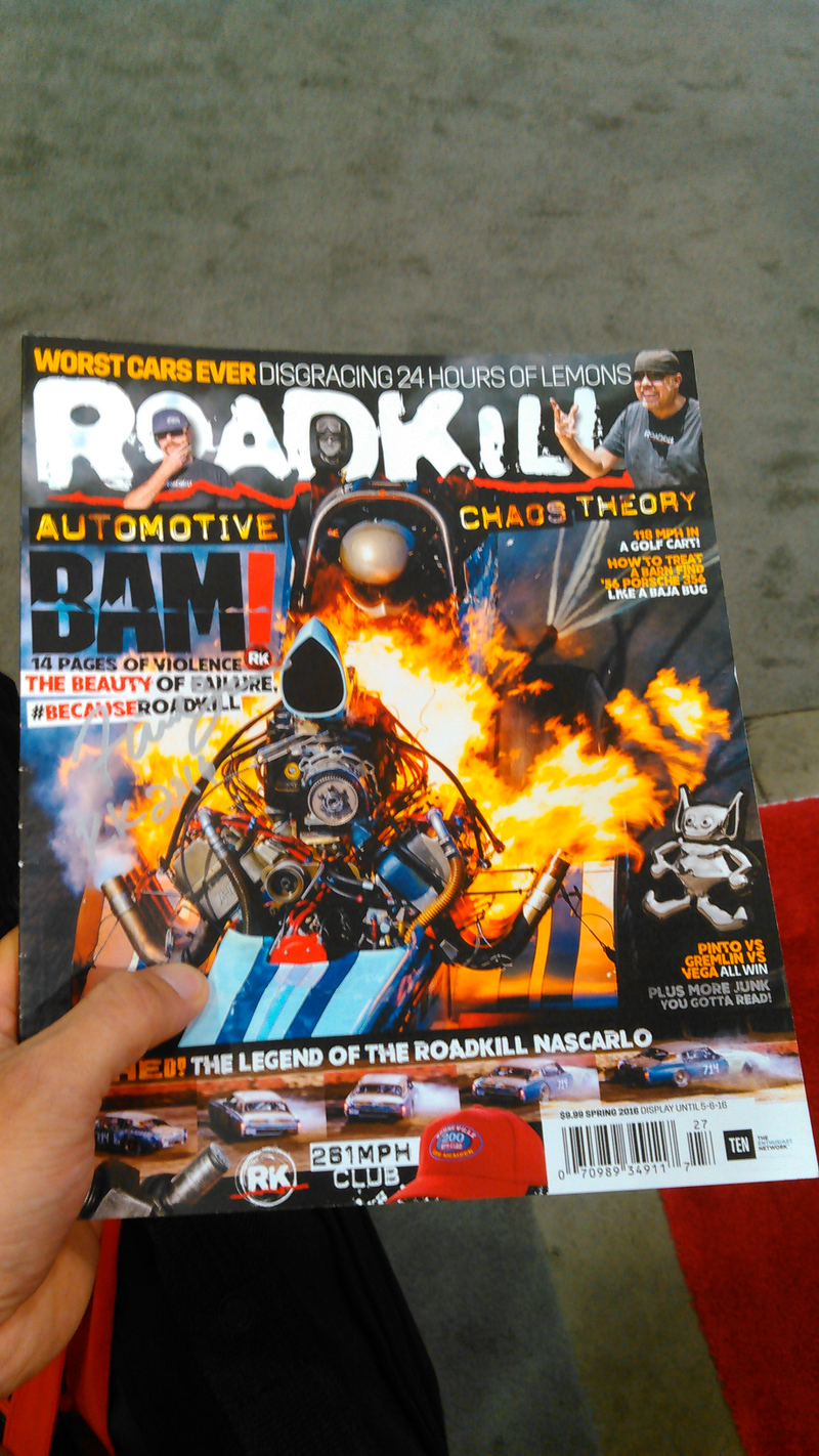 Illustration for article titled SEMA Day 2 - Because Roadkill.